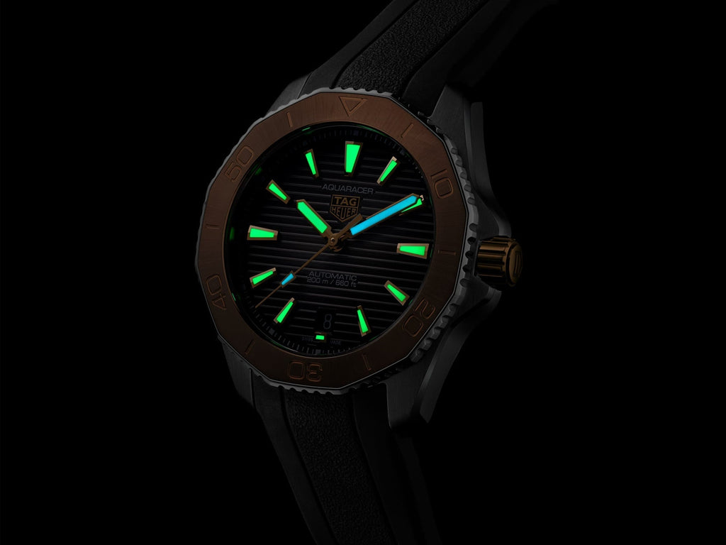 Tag Heuer Aquaracer Professional 200 Automatic Black Dial Black Rubber Strap Watch for Men - WBP2151.FT6199 Buy Now By Tag Heuer