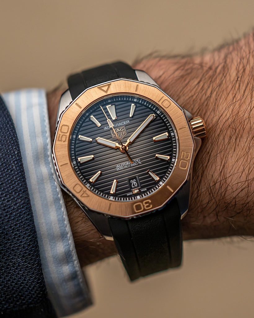 Tag Heuer Aquaracer Professional 200 Automatic Black Dial Black Rubber Strap Watch for Men - WBP2151.FT6199 Buy Now By Tag Heuer