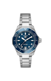 Tag Heuer Aquaracer Professional 300 Automatic Diamonds Blue Dial Silver Steel Strap Watch for Women - WBP231B.BA0618 Buy Now By Tag Heuer
