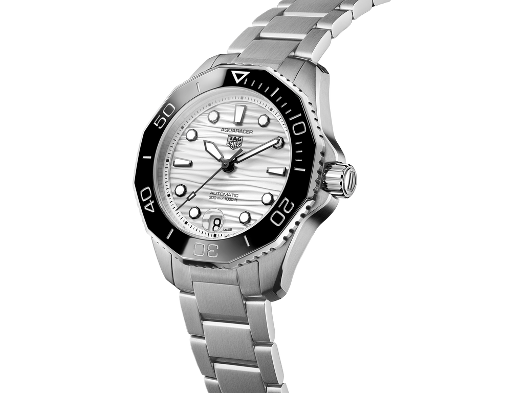 Tag Heuer Aquaracer Professional 300 Automatic White Dial Silver Steel Strap Watch for Men - WBP231C.BA0626 Buy Now By Tag Heuer