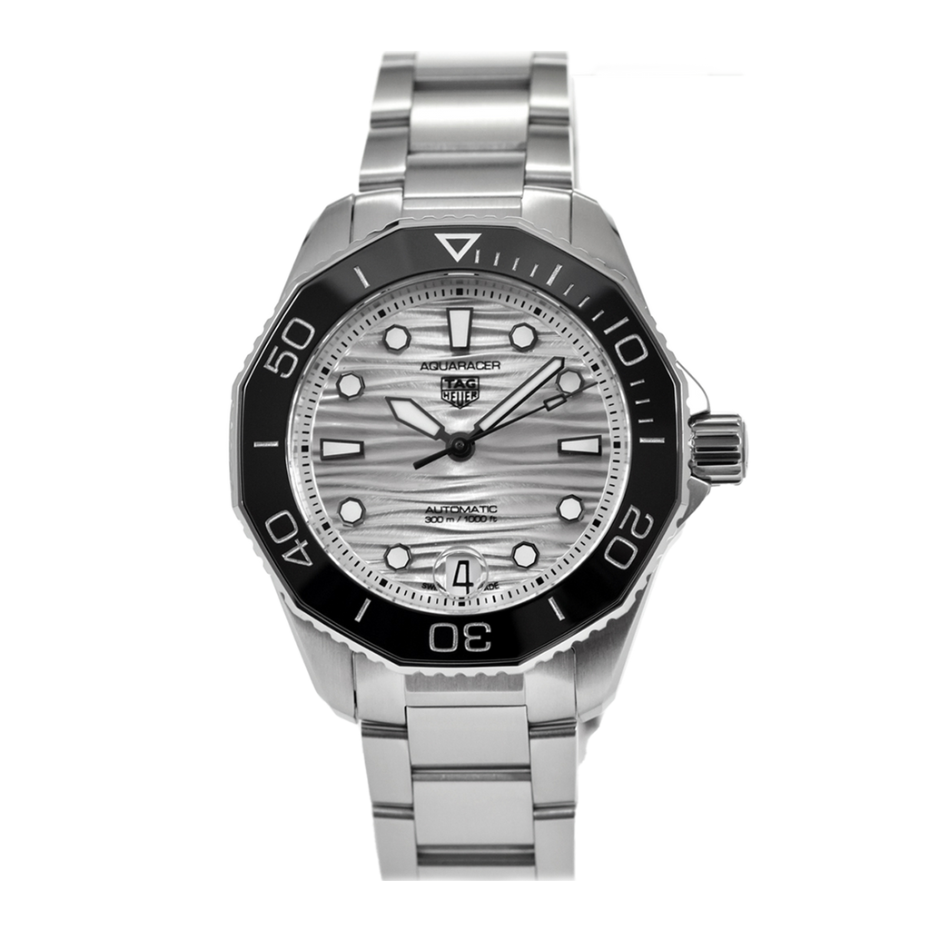 Tag Heuer Aquaracer Professional 300 Automatic White Dial Silver Steel Strap Watch for Men - WBP231C.BA0626 Buy Now By Tag Heuer