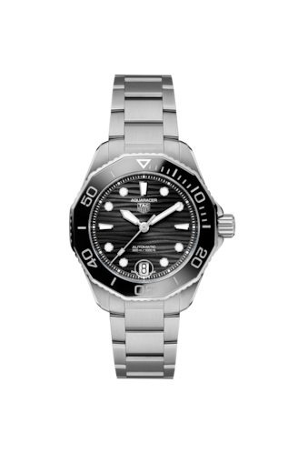 Tag Heuer Aquaracer Professional 300 Automatic Black Dial Silver Steel Strap Watch for Women - WBP231D.BA0626 Buy Now By Tag Heuer
