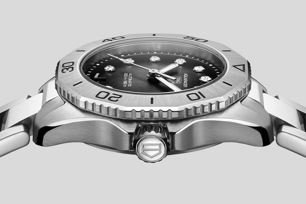 Tag Heuer Aquaracer Professional 200 Automatic Black Dial Silver Steel Strap Watch for Men - WBP2410.BA0622 Buy Now By Tag Heuer