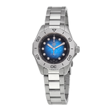 Tag Heuer Aquaracer Professional 200 Automatic Diamond Blue Dial Silver Steel Strap Watch for Women - WBP2411.BA0622 Buy Now By Tag Heuer