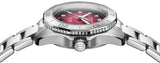 Tag Heuer Aquaracer Professional 200 Automatic Diamond Ruby Red Dial Silver Steel Strap Watch for Women - WBP2414.BA0622 Buy Now By Tag Heuer