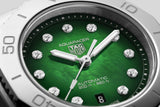Tag Heuer Aquaracer Professional 200 Automatic Diamond Green Dial Silver Steel Strap Watch for Women - WBP2415.BA0622 Buy Now By Tag Heuer