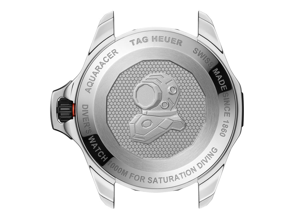 Tag Heuer Aquaracer Professional 1000 Superdiver Automatic Black Dial Silver Steel Strap Watch for Men - WBP5A8A.BF0619 Buy Now By Tag Heuer