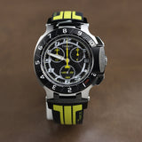 Tissot T Race Thomas Luthi Chronograph Grey Dial Black Rubber Strap Watch For Men - T092.417.27.067.00 Buy Now By Tissot