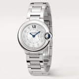 Cartier Ballon Bleu de Cartier Diamonds Silver Dial Silver Steel Strap Watch for Women - WE902073 Buy Now By Cartier