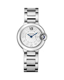 Cartier Ballon Bleu de Cartier Diamonds Silver Dial Silver Steel Strap Watch for Women - WE902073 Buy Now By Cartier