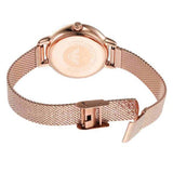 Emporio Armani Gianni T Bar Silver Dial Rose Gold Mesh Bracelet Watch For Women - AR1956 Buy Now By Emporio Armani