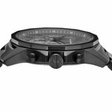 Armani Exchange Chronograph Black Dial Black Steel Strap Watch For Men - AX7140 Buy Now By Armani Exchange