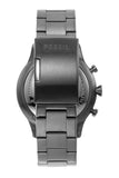 Fossil Retro Pilot Chronograph Black Dial Grey Steel Strap Watch for Men - FS5834 Buy Now By Fossil