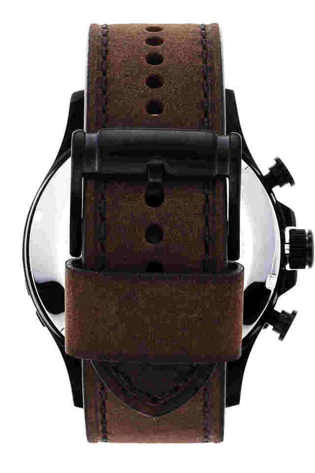 Fossil Nate Chronograph Brown Dial Brown Leather Strap Watch for Men - JR1487 Buy Now By Fossil