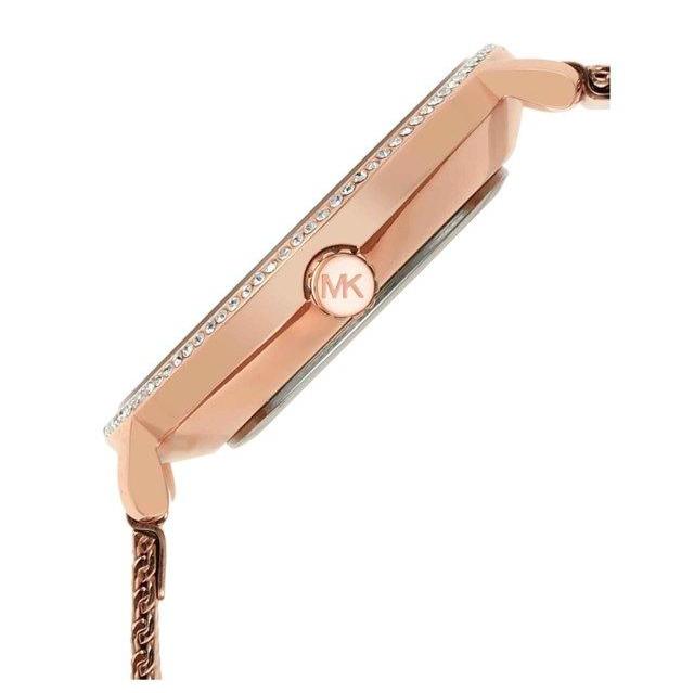 Michael Kors Pyper Quartz Mother of Pearl White Dial Rose Gold Mesh Strap Watch For Women - MK4588 Buy Now By Michael Kors