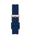 Guess Cosmo Diamonds Blue Blue Dial Blue Silicone Strap Watch for Women - GW0034L4 Buy Now By Guess