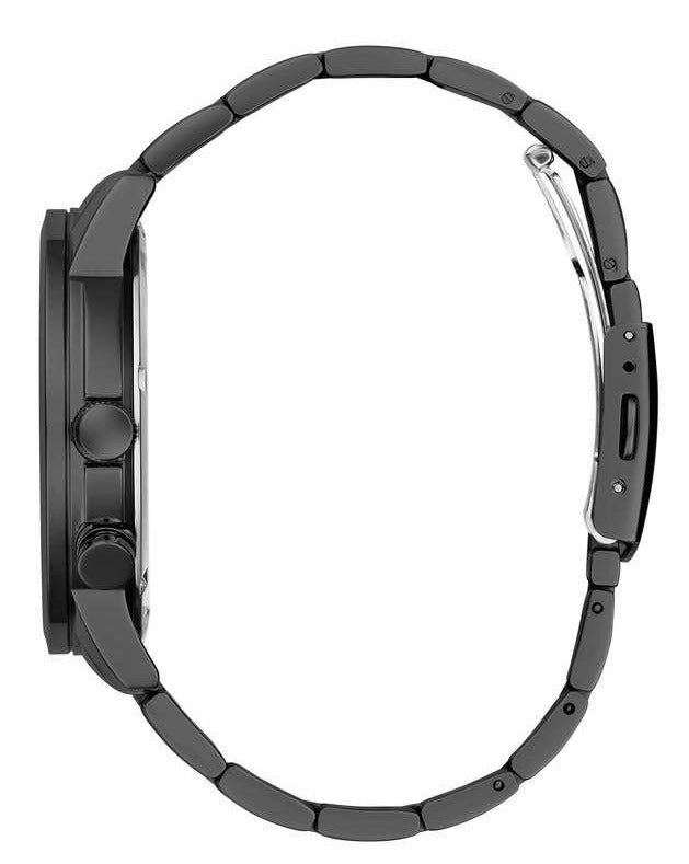 Guess Track Black Dial Black Steel Strap Watch for Men - GW0426G3 Buy Now By Guess