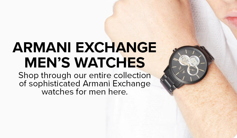 Armani Exchange Cayde Chronograph Black Dial Black Steel Strap Watch for Men - AX2748 Buy Now By Armani Exchange