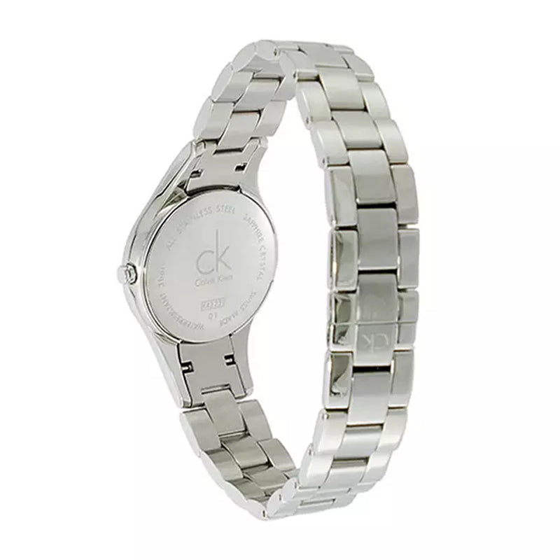 Calvin Klein Simplicity Black Dial Silver Steel Strap Watch for Women - K4323104 Buy Now By Calvin Klein