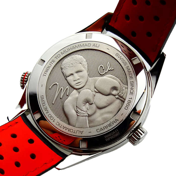 Tag Heuer Carrera Muhammad Ali Black Dial Watch for Men - WAR2A11.FC6337 Buy Now By Tag Heuer