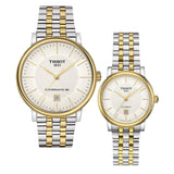 Tissot T Classic Carson Premium White Dial Two Tone Steel Strap Watch for Women - T122.207.22.031.00 Buy Now By Tissot