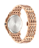 Versace Palazzo Empire Black Dial Rose Gold Steel Strap Watch for Men - VERD00718 Buy Now By Versace