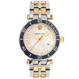Versace Greca Sport Quartz White Dial Two Tone Steel Strap Watch For Men - VEZ300521 Buy Now By Versace