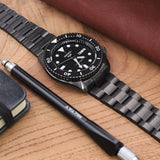 Seiko 5 Sports Automatic Black Dial Black Steel Strap Watch For Men - SRPD65K1 Buy Now By Seiko