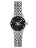 Gucci G Timeless Quartz Black Dial Silver Steel Strap Watch For Women - YA1265020 Buy Now By Gucci