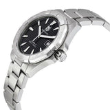 Tag Heuer Aquaracer Automatic Black Dial Silver Steel Strap Watch for Men - WAY2110.BA0928 Buy Now By Tag Heuer