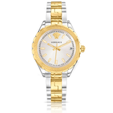Versace Hellenyium Silver Dial Two Tone Steel Strap Watch for Women - V12030015 Buy Now By Versace