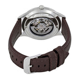 Emporio Armani Meccanico White Dial Brown Leather Strap Watch For Men - AR1946 Buy Now By Emporio Armani
