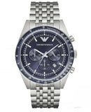 Emporio Armani Sportivo Chronograph Blue Stainless Steel Watch For Men - AR6072 Buy Now By Emporio Armani