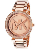 Michael Kors Parker Pink Dial Pink Steel Strap Watch for Women - MK6176 Buy Now By Michael Kors