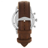 Fossil Townsman Chronograph Black Dial Brown Leather Strap Watch for Men - FS5280 Buy Now By Fossil