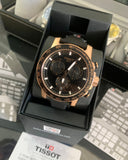 Tissot Supersport Chrono Black Dial Black Leather Strap Watch for Men - T125.617.36.051.00 Buy Now By Tissot