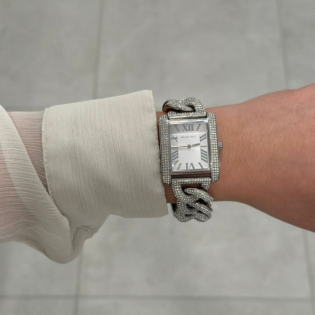 Michael Kors Emery Three Hand Silver Dial Silver Steel Strap Watch For Women - MK7299 Buy Now By Michael Kors