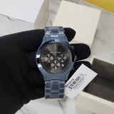 Michael Kors Slim Runway Chronograph Black Dial Blue Steel Strap Watch for Men - MK8918 Buy Now By Michael Kors