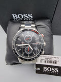 Hugo Boss Rafale Chronograph Black Dial Silver Steel Strap Watch for Men - 1513509 Buy Now By Hugo Boss
