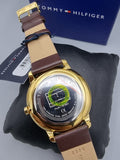 Tommy Hilfiger Hunter Green Dial Brown Leather Strap Watch for Men - 1791607 Buy Now By Tommy Hilfiger