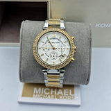 Michael Kors Parker White Dial Two Tone Steel Strap Watch for Women - MK5626 Buy Now By Michael Kors