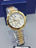 Tommy Hilfiger Hudson Chronograph White Dial Two Tone Steel Strap Watch For Men - 1791226 Buy Now By Tommy Hilfiger