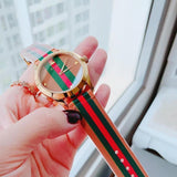 Gucci G Timeless Quartz Pink Dial Three Tone Leather Strap Watch For Women - YA1264118 Buy Now By Gucci