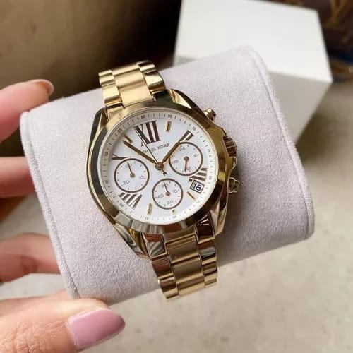 Michael Kors Lexington Quartz Gold Dial Gold Steel Strap Watch For Women - MK6267 Buy Now By Michael Kors