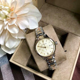 Burberry The Classic Champagne Dial Gold Steel Strap Watch for Women - BU10109 Buy Now By Burberry