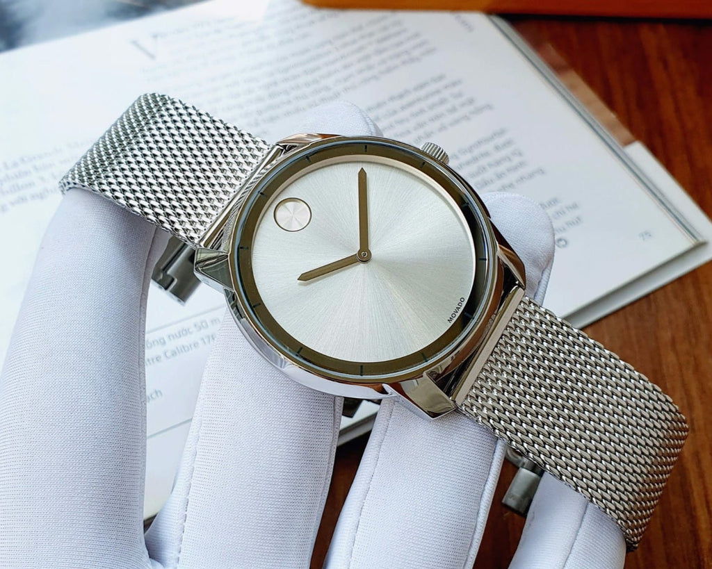 Movado Bold Silver Dial Silver Mesh Bracelet Watch For Women - 3600241 Buy Now By Movado