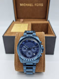 Michael Kors Brecken Chronograph Quartz Blue Dial Blue Steel Strap Watch For Men - MK6361 Buy Now By Michael Kors