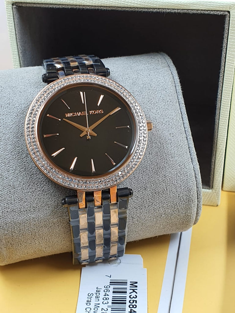 Michael Kors Darci Analog Quartz Grey Dial Two Tone Steel Strap Watch For Women - MK3584 Buy Now By Michael Kors