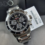 Movado Series 800 Chronograph Black Dial Silver Steel Strap Watch For Men - 2600142 Buy Now By Movado
