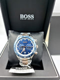 Hugo Boss Santiago Blue Dial Two Tone Steel Strap Watch for Men - 1513937 Buy Now By Hugo Boss